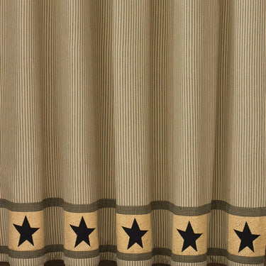 Primitive Star Shower Curtain - 72